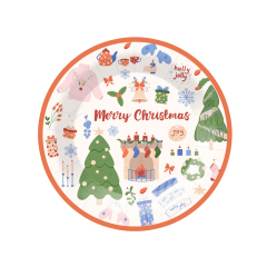 9inch paper plate*8 pcs