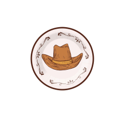 7inch paper plate*8pcs