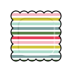 9inch paper plate*8pcs