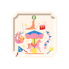 9inch paper plate*8pcs