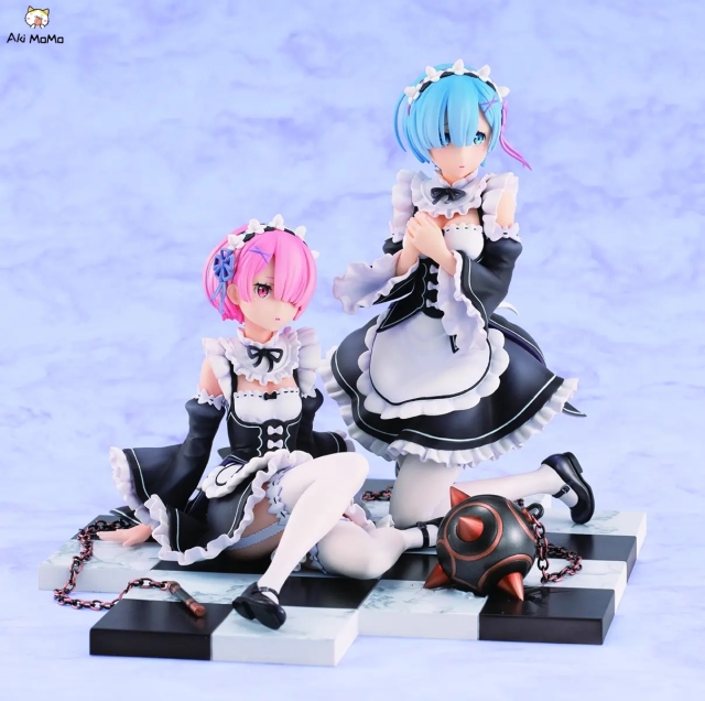 (In Stock)Re:ZERO Starting Life in Another World Set Rem & Ram Figure (Resale)