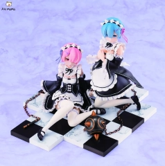 (In Stock) Revolve Re:ZERO Starting Life in Another World Set Rem & Ram Figure