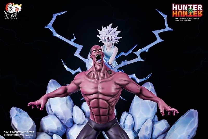 (Pre-order Closed)Hunter Killua Zoldyck VS Menthuthu Youpi By Tatsumaki 1/6 Scale Licensed Statue