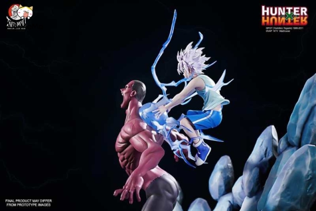 (Pre-order Closed)Hunter Killua Zoldyck VS Menthuthu Youpi By Tatsumaki 1/6 Scale Licensed Statue