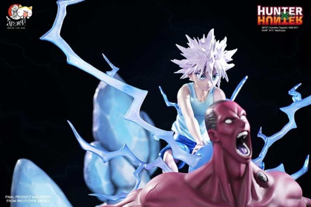 (Pre-order Closed)Hunter Killua Zoldyck VS Menthuthu Youpi By Tatsumaki 1/6 Scale Licensed Statue