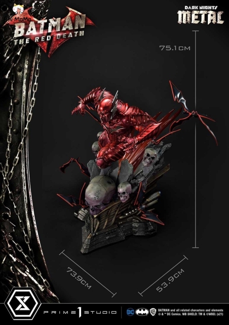 (Pre-order Closed)Regular Ver. Dark Nights: Metal (Comics) The Red Death 1/3 Scale Statue By Prime 1 Studio