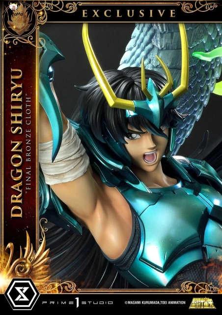 (Pre-order)EX Ver. Saint Seiya Dragon Shiryu Final Bronze Cloth 1/4 Scale Statue By Prime 1 Studio