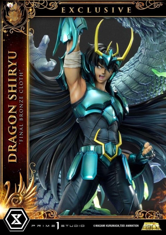 (Pre-order)EX Ver. Saint Seiya Dragon Shiryu Final Bronze Cloth 1/4 Scale Statue By Prime 1 Studio