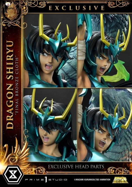 (Pre-order)EX Ver. Saint Seiya Dragon Shiryu Final Bronze Cloth 1/4 Scale Statue By Prime 1 Studio