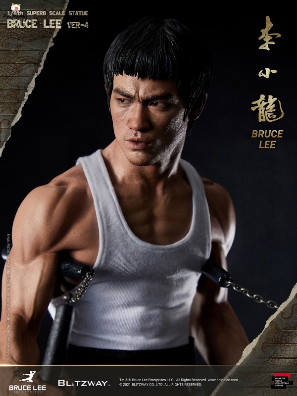 (Pre-order Closed)Bruce Lee Ver-4 BW-SS-20901 1/4 Scale Statue By Blitzway