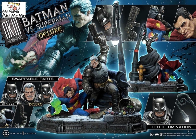 (Pre-order)DX Version +Bonus Batman:The Dark Knight Returns Comics Batman versus Superman UDMDCDK3-01DXS 1/3 Scale Statue By Prime 1 Studio