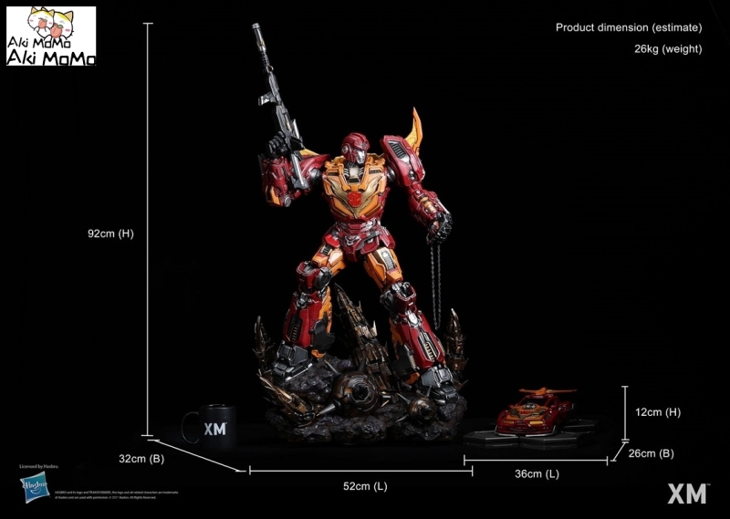 (Pre-order Closed)Rodimus Prime Transformers 1/10 Scale Statue By XM Studios