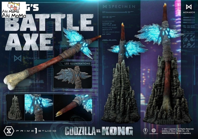(Pre-order)Godzilla vs Kong Kong's Battle Axe Statue LSGVK-03 By Prime 1 Studio