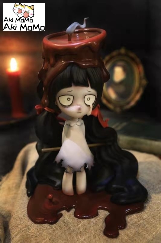 (Pre-order Closed)Candle girl Era Black Version Depressed Island Series 24 cm By LABOLI Studio