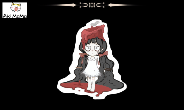 (Pre-order Closed)Candle girl Era Black Version Depressed Island Series 24 cm By LABOLI Studio