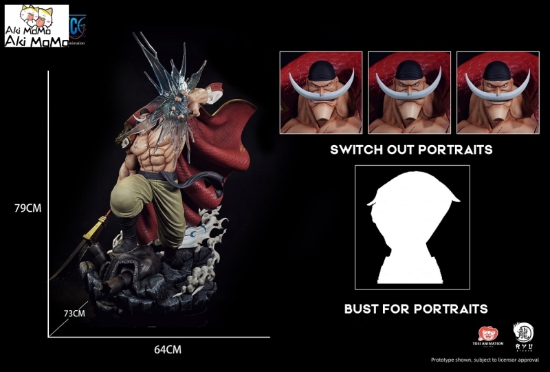 (Pre-order Closed)One Piece Edward Newgate Whitebeard Licensed Scale Statue By Ryu Studio