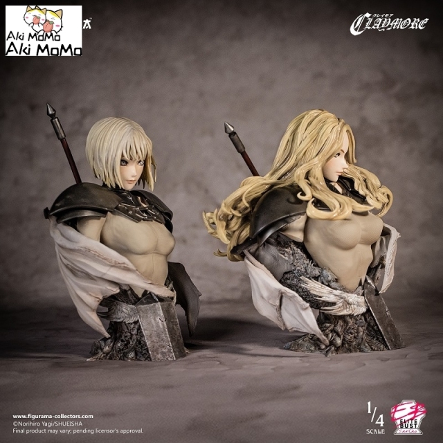 (Exclusive Sale) (Pre-order) Claymore Clare &amp; Teressa Elite Bust 1/4 Scale Statue By Figurama Collectors