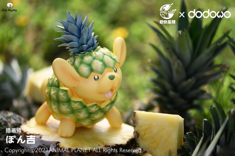 (Pre-order)Pineapple Poodle Fruit Fairy Series (Large size) By PonkichiM ぽん吉 x DODOWO x Animal Planet