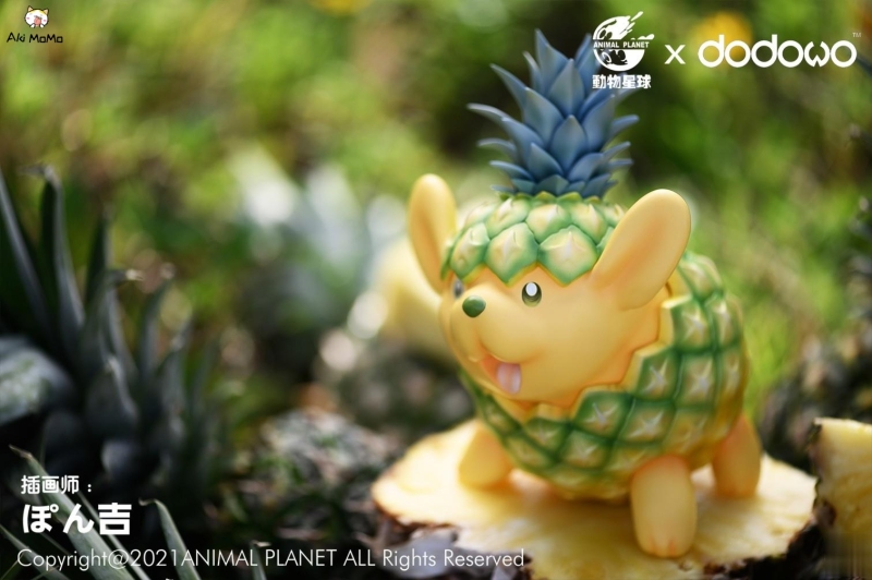 (Pre-order)Pineapple Poodle Fruit Fairy Series (Large size) By PonkichiM ぽん吉 x DODOWO x Animal Planet