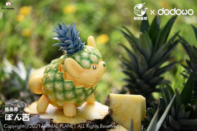 (Pre-order)Pineapple Poodle Fruit Fairy Series (Large size) By PonkichiM ぽん吉 x DODOWO x Animal Planet