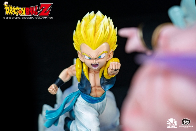 (Pre-order) Dragon Ball Z Gotenks vs Majin Buu 1/6 Scale Statue By Infinity Studio