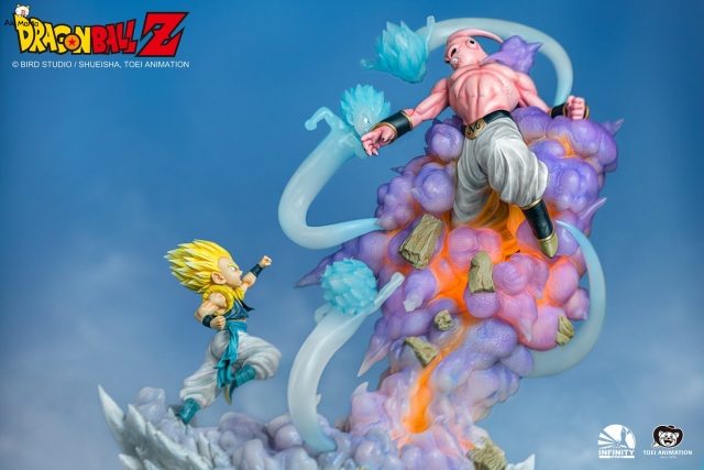 (Pre-order) Dragon Ball Z Gotenks vs Majin Buu 1/6 Scale Statue By Infinity Studio