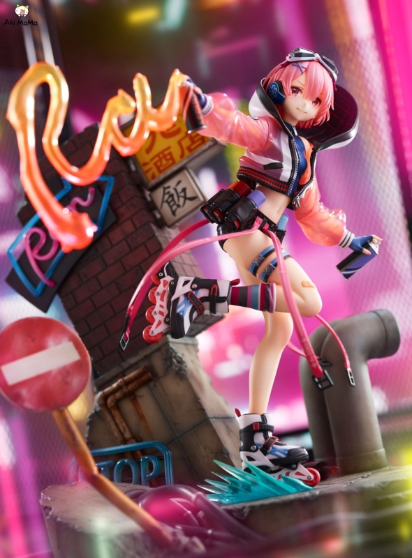 (Pre-order) eStream SSF Re:Zero Starting Life in Another World Ram Neon City Ver. Shibuya Scramble Figure 1/7 Figure (Single Shipment)