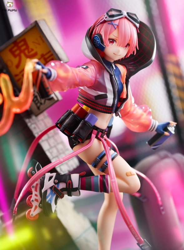 (Pre-order) eStream SSF Re:Zero Starting Life in Another World Ram Neon City Ver. Shibuya Scramble Figure 1/7 Figure (Single Shipment)