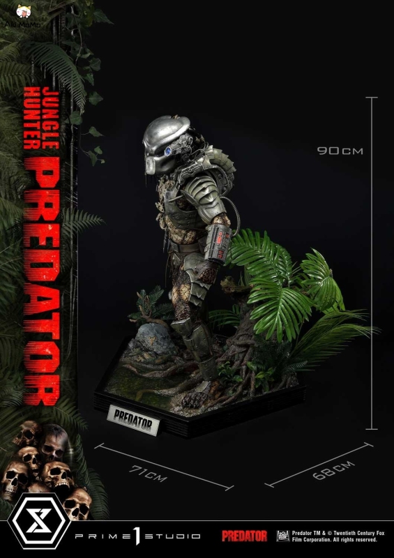 (Pre-order Closed) (3 Boxes)Standard Ver. Predator [Film] Jungle Hunter Predator MMPR-01 1/3 Scale Statue By Prime 1 Studio