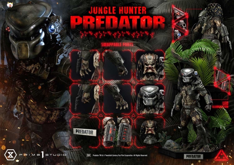 (Pre-order Closed) (3 Boxes)Standard Ver. Predator [Film] Jungle Hunter Predator MMPR-01 1/3 Scale Statue By Prime 1 Studio