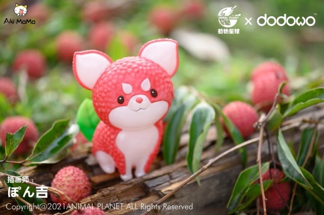 (Pre-order Closed) Lychee Dog Oyasai Yousei Figure Collection Hakusainu By PonkichiM ぽん吉 x Animal Planet x DODOWO