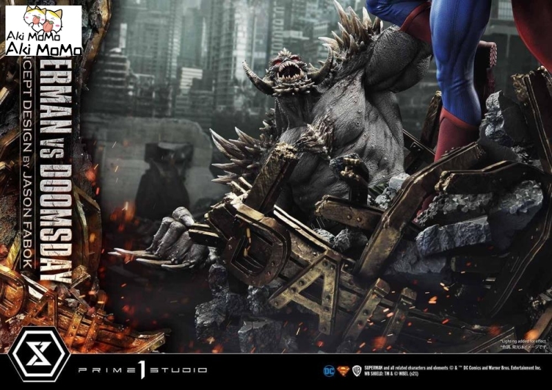 (Pre-order Closed) Regular Ver. Superman (Comics) Superman VS Doomsday (Concept By Jason Fabok) UMMDC-05 1/3 Scale Statue By Prime 1 Studio