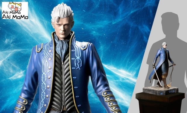 (Pre-order) Devil May Cry 4 Publius Vergilius Maro Vergi 1/4 Scale Statue 908691 By DarkSide Collectibles Studio x Capcom