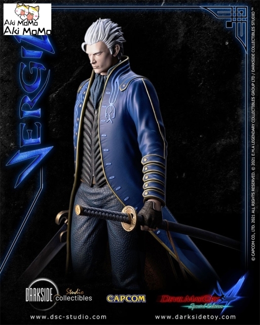 (Pre-order) Devil May Cry 4 Publius Vergilius Maro Vergi 1/4 Scale Statue 908691 By DarkSide Collectibles Studio x Capcom