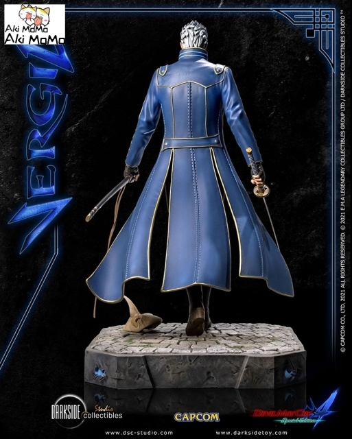 (Pre-order) Devil May Cry 4 Publius Vergilius Maro Vergi 1/4 Scale Statue 908691 By DarkSide Collectibles Studio x Capcom