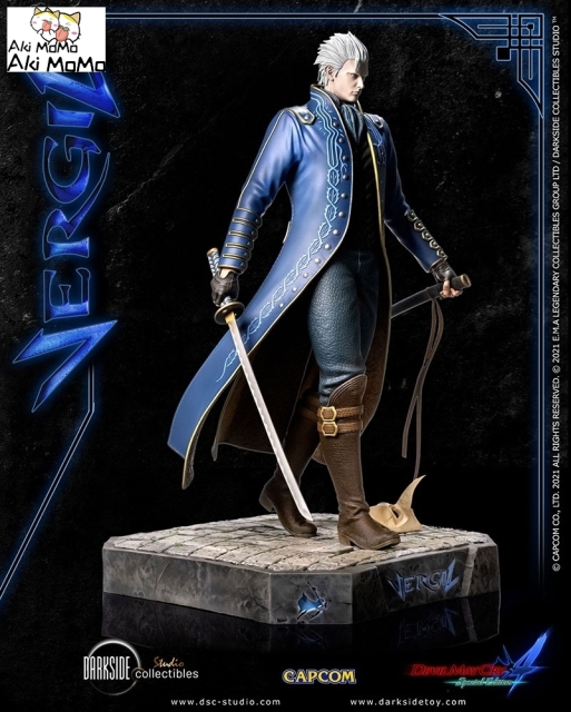 (Pre-order) Devil May Cry 4 Publius Vergilius Maro Vergi 1/4 Scale Statue 908691 By DarkSide Collectibles Studio x Capcom