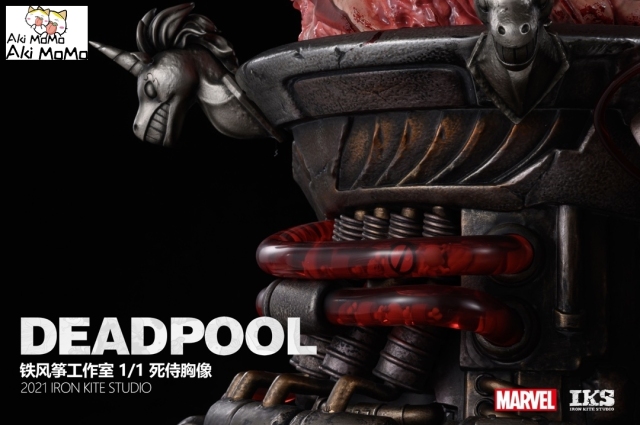 (Pre-order) Deadpool 1/1 Life Size Licensed Bust Statue By Iron Kite Studio