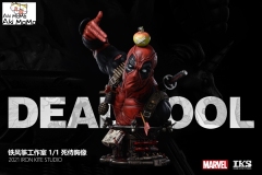 (Pre-order) Deadpool 1/1 Life Size Licensed Bust Statue By Iron Kite Studio