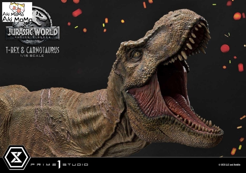 (Pre-order) Regular Ver. Jurassic World: Fallen Kingdom (Film) Tyrannosaurus-Rex &amp; Carnotaurus LMCJW2-07 1/15 Scale Statue By Prime 1 Studio