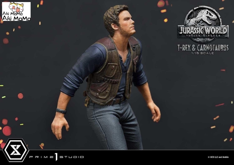 (Pre-order) Regular Ver. Jurassic World: Fallen Kingdom (Film) Tyrannosaurus-Rex &amp; Carnotaurus LMCJW2-07 1/15 Scale Statue By Prime 1 Studio