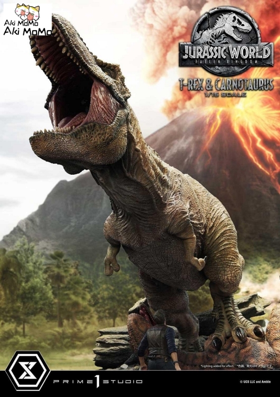 (Pre-order) Regular Ver. Jurassic World: Fallen Kingdom (Film) Tyrannosaurus-Rex &amp; Carnotaurus LMCJW2-07 1/15 Scale Statue By Prime 1 Studio