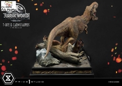 (Pre-order) Regular Ver. Jurassic World: Fallen Kingdom (Film) Tyrannosaurus-Rex &amp; Carnotaurus LMCJW2-07 1/15 Scale Statue By Prime 1 Studio