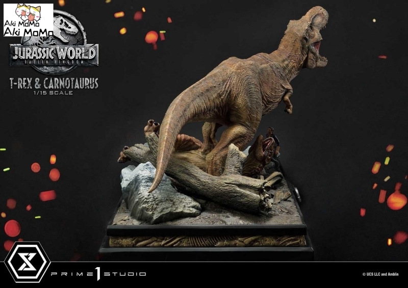 (Pre-order) Regular Ver. Jurassic World: Fallen Kingdom (Film) Tyrannosaurus-Rex &amp; Carnotaurus LMCJW2-07 1/15 Scale Statue By Prime 1 Studio
