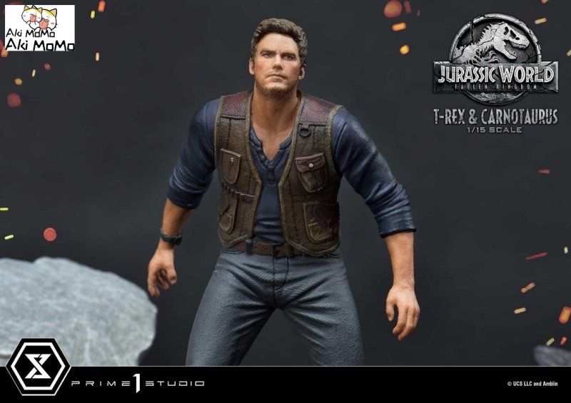 (Pre-order) Regular Ver. Jurassic World: Fallen Kingdom (Film) Tyrannosaurus-Rex &amp; Carnotaurus LMCJW2-07 1/15 Scale Statue By Prime 1 Studio