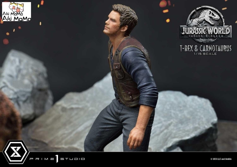 (Pre-order) Regular Ver. Jurassic World: Fallen Kingdom (Film) Tyrannosaurus-Rex &amp; Carnotaurus LMCJW2-07 1/15 Scale Statue By Prime 1 Studio