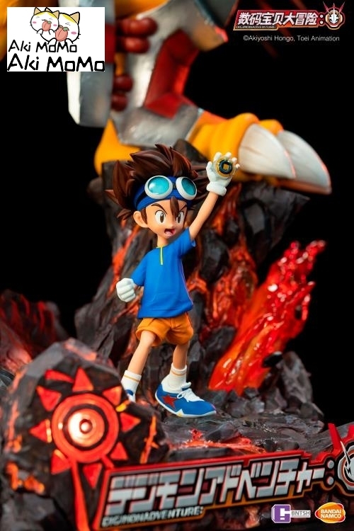 (Pre-order) Digimon Adventure: BN Figure Taichi &amp; Wargreymon H50cm Resin Statue By Bandai Namco