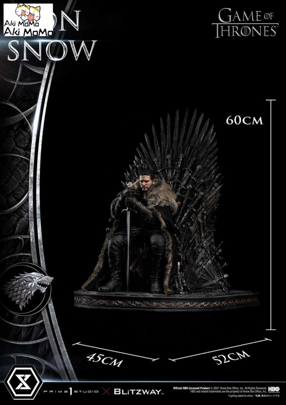 (Pre-order) Game of Thrones Jon Snow UPMGOT-03 1/4 Scale Statue By Prime 1 Studio