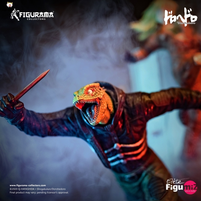 (In Stock) Dorohedoro Caiman &amp; Nikaido Elite Figumiz 1/8 Statue By Figurama Collectors