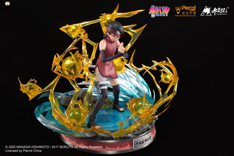 (Back-order) BORUTO NARUTO Figure NEXT GENERATIONS Uchiha Sarada 1/4 Scale Statue By Fire Spirit