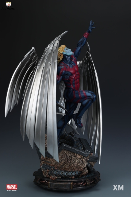 (Pre-order) Marvel X-Men Archangel X Force Ver A 1/4 Scale Statue by XM Studios